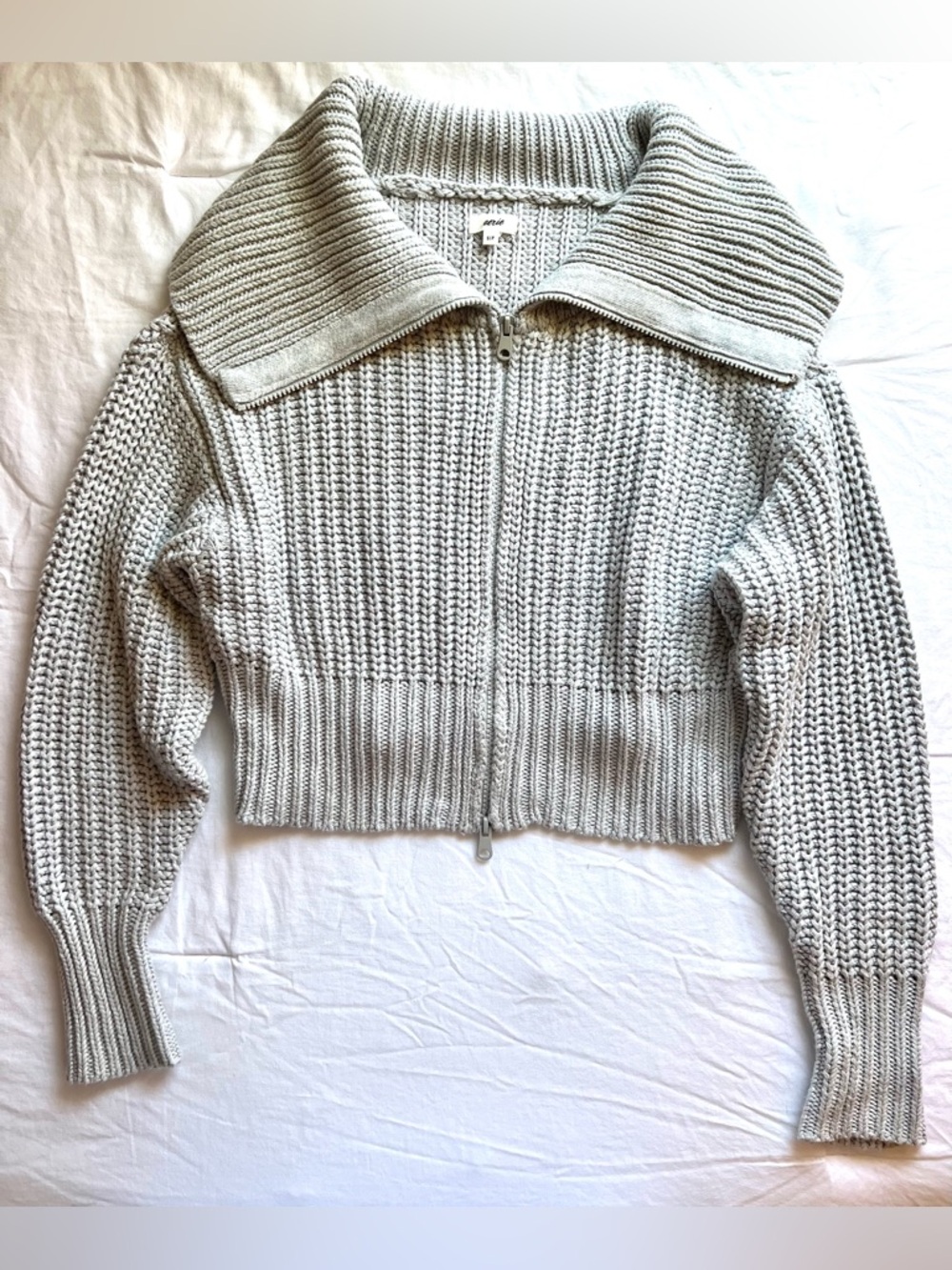 Aerie Double Zip Cardigan